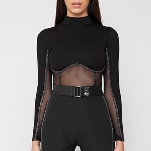 maniere de voir rhinestone top